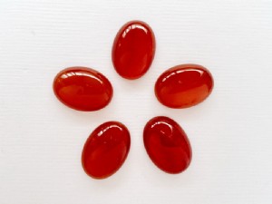 13*18*5mm橢圓蛋面紅瑪瑙